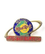 San Diego Hard Rock Cafe Save The Planet Globe Logo Earth Day Pin Advertise - €11,14 EUR