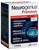 3C Pharma Neurogenius Premium 60 tablets - £72.27 GBP