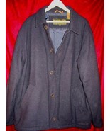 Timberland WeatherGear Wool Pea Coat Jacket L DryCleaned - £30.25 GBP