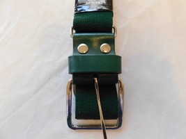 Alleson Athletic Adjustable Classic Baseball Belt Adult 32&quot;-46&quot; Green NOS - $15.43