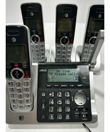 AT&amp;T CL83464 DECT 6.0 Cordless Call ID Announce Phone System w/ 4 Handsets - £15.37 GBP