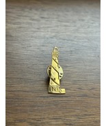 Gold Metal Tone Light House Lapel Pin - $7.00