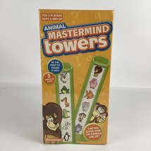 Animal Mastermind Towers Children Game Matching Logic Skills 2010 Pressm... - $24.70