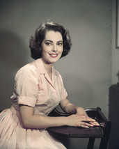 Susan Kohner 1950&#39;S Smiling Studio Pose Seated In Chair 16X20 Canvas Giclee - £55.12 GBP