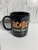 AC/DC Highway To Hell Coffee Mug Collectible Black 11oz Vintage 2009 - £11.36 GBP