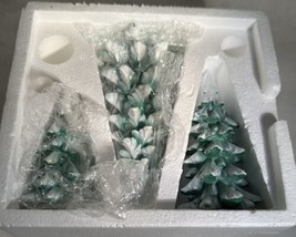 Department 56 Wintergreen Pines Set Of 3 - Mint In Box - £9.38 GBP