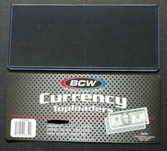1 Loose BCW Regular Dollar Bill Currency Toploaders Money Sleeve Protector - $0.99