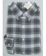 NEW Polo Ralph Lauren Big &amp; Tall Oxford Shirt! Big 3X Plaid  Heavy Oxfor... - $75.21 CAD