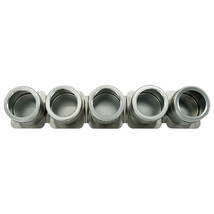 Appetito Magnetic Spice Cans with Wall Strip (Set of 5) - £40.40 GBP