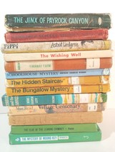 Lot of 13 Vintage Hardback Books 30&#39;s 50&#39;s 60’s Adventure Mystery Young Adult - £26.04 GBP