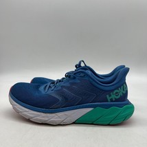 Hoka One One Arahi 5 Womens Blue White Lace Up Running Shoes Size 8.5 B - £31.81 GBP