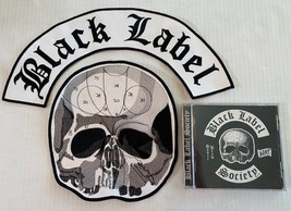 Black Label Society CD &amp; Patch BLS Embroidered Iron Biker Back Jacket Ve... - £18.91 GBP