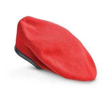 Genuine New German Army Red Beret Military Hat Command Cap Wool Free Ship! - $15.26