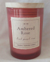Kirkland's 8.6 oz Jar Candle up to 50 hrs Hand Poured Wax No. 2 AMBERED ROSE - $27.08