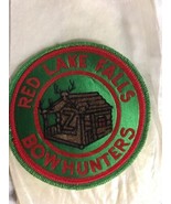 NOS Vintage Red Lake Falls Minnesota MN Bow Hunters Archery large Patch ... - $29.99