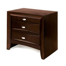 Ireland Espresso Nightstand - Modern Bedside Table - $329.99