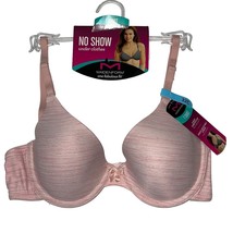Maidenform Bra Underwire Pink Demi Cup Padded Contour Stretch One Fab Fit 07959 - £22.42 GBP