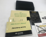 2008 Hyundai Sonata Owners Manual Case Handbook Set with Case OEM I02B56005 - £25.11 GBP