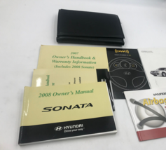 2008 Hyundai Sonata Owners Manual Case Handbook Set with Case OEM I02B56005 - £25.11 GBP