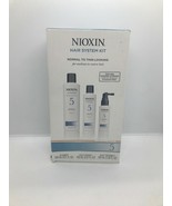 NIOXIN Hair Treatment System 5 Kit For Medium/Coarse Normal to Thin Looking Hair - £17.42 GBP