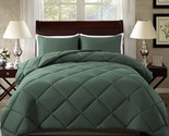 Full Comforter Set - Green All Seasons Bedding Comforters &amp; Sets With 2 ... - £35.91 GBP
