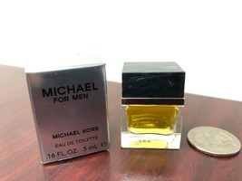 MICHAEL for MEN Perfume Eau de Toilette 0.16 oz 5 ml EDT Mini Splash Dab-On RARE - £35.25 GBP