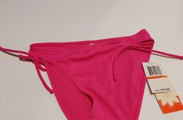 Hula Honey Size XS Bikini Bottoms Pink Solid Swim NWT - $8.90