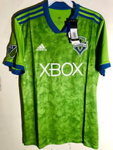 Adidas MLS Jersey Seattle Sounders Team Green sz XL - £11.67 GBP