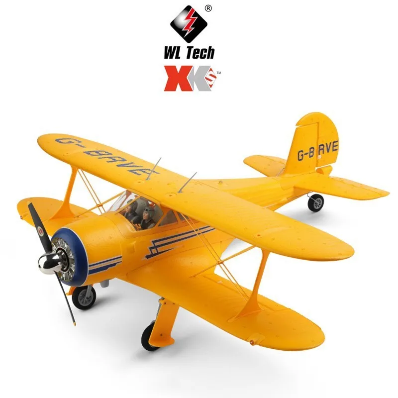 Weili Xka300-beech D17s Biplane 3d/6g System Real Aircraft Fixed Wing Remote - £199.17 GBP
