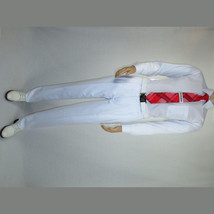 Men Apollo King Double Breasted Suit Classic Peak Lapel Pleated DM26 White image 6
