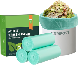 75 Counts  Mini Garbage Bags, 1.2 Gallon Small Compostable Trash Bags, S... - $10.67