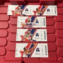 Washington Wizards NBA Basketball 5 Ticket Stub Lot C 76ers Rockets Jazz... - $18.50 CAD