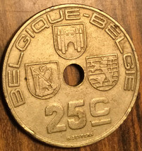 1938 Belgium 25 Centimes Coin - £1.71 GBP