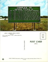 Florida John F. Kennedy Space Center N.A.S.A. Complex 19 Gemini Titan Postcard - £7.49 GBP