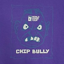 GIII WPT World Poker Tour Chip Bully T Shirt Texas Holdem Tourney Purple Mens XL - £15.53 GBP