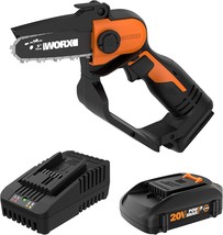 5&quot; Cordless Pruning Saw, 20V Power Share By Worx (Battery And Charger In... - £138.10 GBP