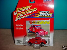 Johnny Lightning 1933 Willys Red Bob &quot;Bones&quot; Balogh Mip Free Usa Shipping - £8.89 GBP