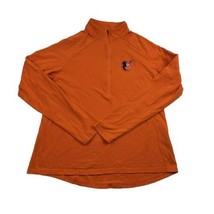 Baltimore Orioles Under Armour Fanatics 1/4 Zip Pullover Womens L Orange... - $24.49