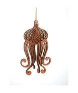 Handmade Birch Wood Jellyfish Ornament    Home  Decor  Christmas - $20.50 CAD