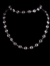1920s LONG  sterling Art deco necklace - 32&quot; Antique Rock Crystal chain ... - $975.00
