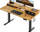 Electric Standing Desk With Drawers, 55? X 28? Gaming Desk With Monitor ... - £283.51 GBP