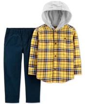allbrand365 designer Infant Boys 2 Piece Shirt And Pant Set Size 3M Color Yellow - £18.66 GBP