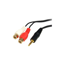 Startech.Com MU1MFRCA 6 Ft Stereo Audio Cable - 3.5MM Male To 2X Rca Female - £21.58 GBP