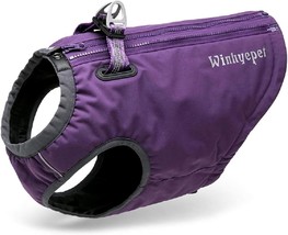 Dog Harness Foul Weather Jacket Small (Purple) | Comfortable &amp; Secure Dog Harnes - $40.99