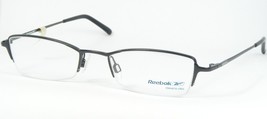 Vintage Reebok B6053 A Charcoal Grey Eyeglasses Glasses Metal Frame 48-18-135mm - $59.39