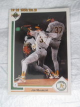 1991 Upper Deck Oakland Athletics Baseball Card #777 Joe Slusarski Rookie - $4.00
