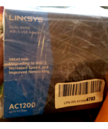 Linksys WUSB6300 AC1200 Dual-Band USB-3.0 Wireless Adapter - £15.28 GBP
