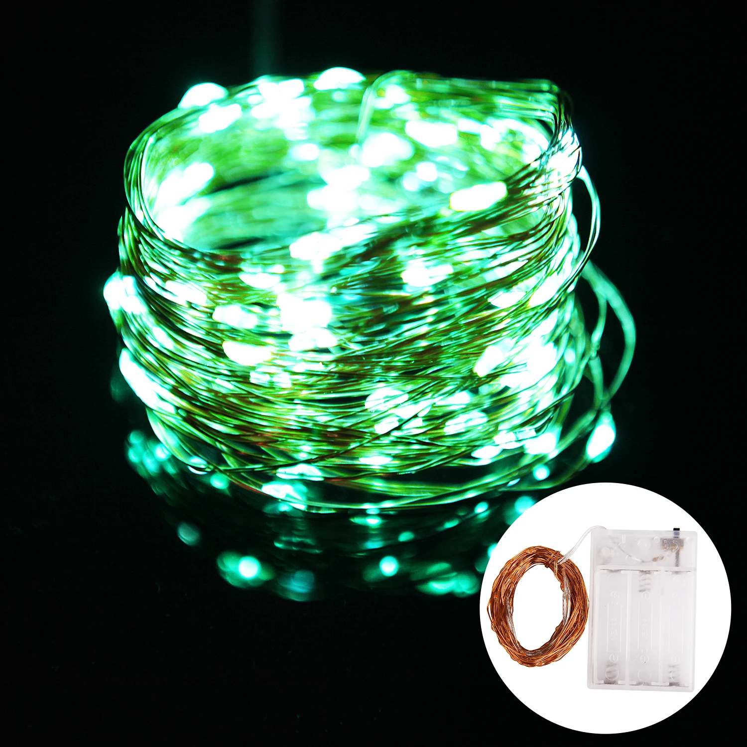 D copper wire fairy string light 20 30 50 100 led battery powered waterproof for garden thumb200