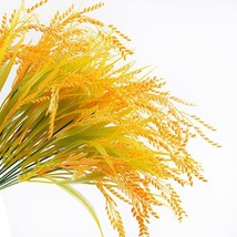 Wheat Stalks 6 Bunch of Simulation Rice Wheat Ears Fake Flowers Arrangement for - £19.82 GBP