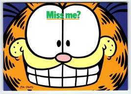 Garfield Cat Postcard Miss Me? Jim Davis 1978 Smiling Tabby Cartoon Kitty Unused - £5.99 GBP